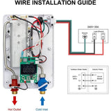 Camplux Electric Point of Use Tankless Water Heater, 6kW at 220~240V - Xtrusion Overland