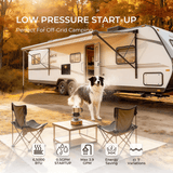 Camplux Elite 65,000 BTU RV Tankless Water Heater 2.64 GPM-Black - Xtrusion Overland