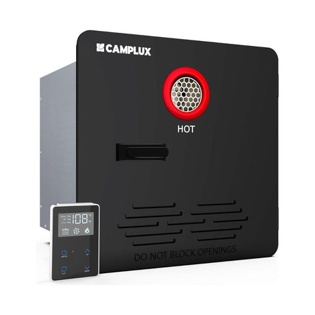 Camplux Elite 65,000 BTU RV Tankless Water Heater 2.64 GPM-Black - Xtrusion Overland