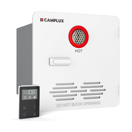 Camplux Elite 65,000 BTU RV Tankless Water Heater 2.64 GPM-White - Xtrusion Overland