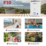 Camplux First F10 Pro LPG Camping Water Heater Pump Kit - Xtrusion Overland
