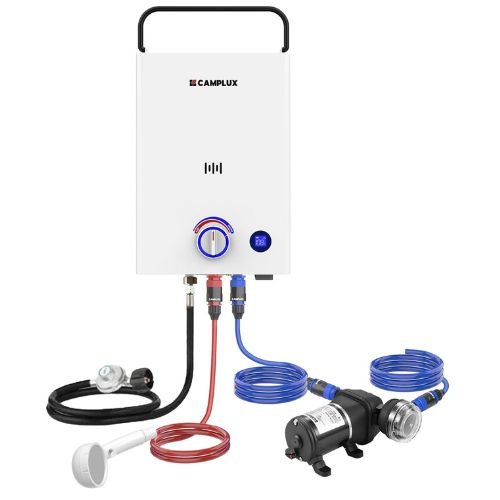 Camplux First F10 Pro LPG Camping Water Heater Pump Kit - Xtrusion Overland
