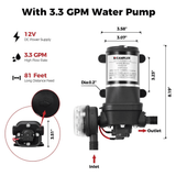 Camplux First F10 Pro LPG Camping Water Heater Pump Kit - Xtrusion Overland