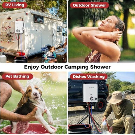 Camplux First F5 LPG Camping Water Heater - Xtrusion Overland