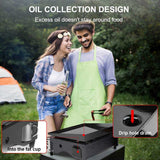 Camplux GP102S Tragbarer Gasgrill Edelstahl, 2 Brenner, 1700cm², ideal zum Kochen im Freien und Camping - Xtrusion Overland