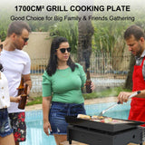 Camplux GP102S Tragbarer Gasgrill Edelstahl, 2 Brenner, 1700cm², ideal zum Kochen im Freien und Camping - Xtrusion Overland