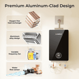 Camplux Instant Indoor Tankless Gas Water Heater 3.18 GPM | Black - Xtrusion Overland