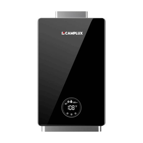 Camplux Instant Indoor Tankless Gas Water Heater 3.18 GPM | Black - Xtrusion Overland
