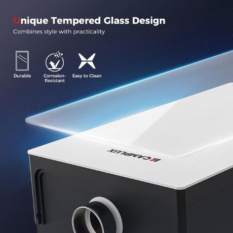 Camplux Instant Indoor Tankless Gas Water Heater 3.60 GPM | White - Xtrusion Overland