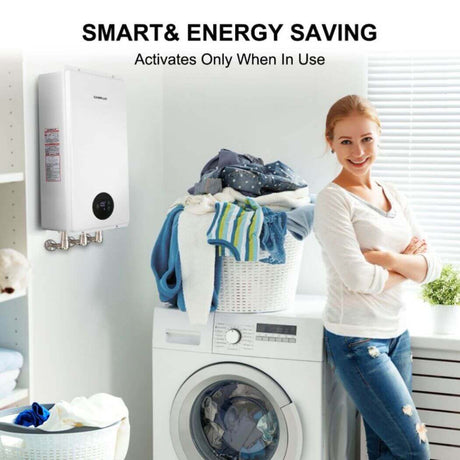 Camplux Instant Indoor Tankless Gas Water Heater 5.28 GPM | White - Xtrusion Overland