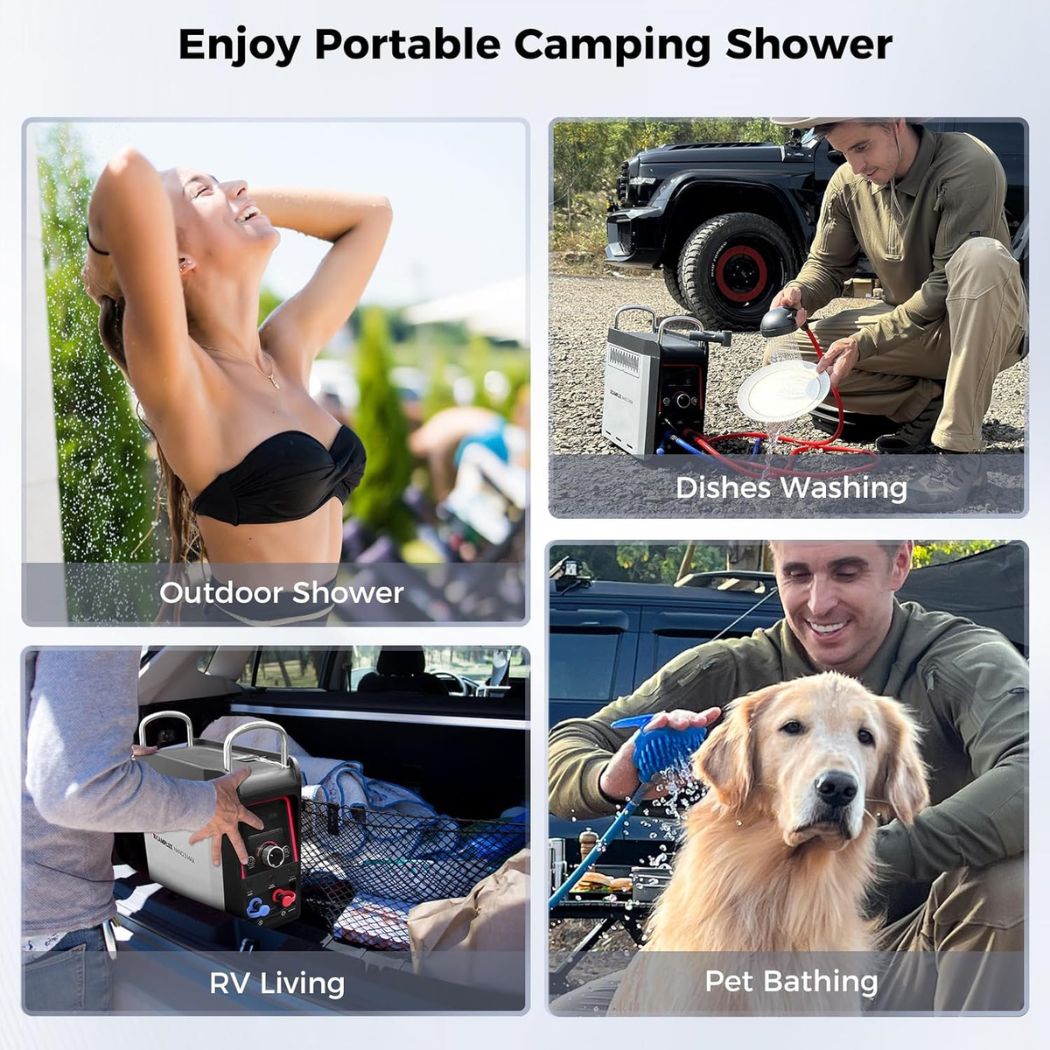 Camplux Nano 3 Max Portable Propane Hot Water System - Xtrusion Overland