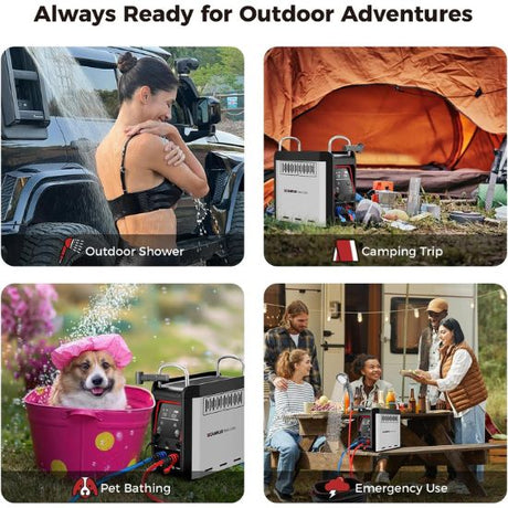 Camplux Nano 3 Ultra Portable Propane Hot Water System - Xtrusion Overland
