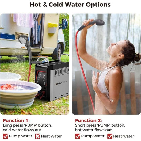 Camplux Nano 3 Ultra Portable Propane Hot Water System - Xtrusion Overland