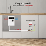 Camplux On Demand Electric Tankless Water Heater 11kW | White - Xtrusion Overland
