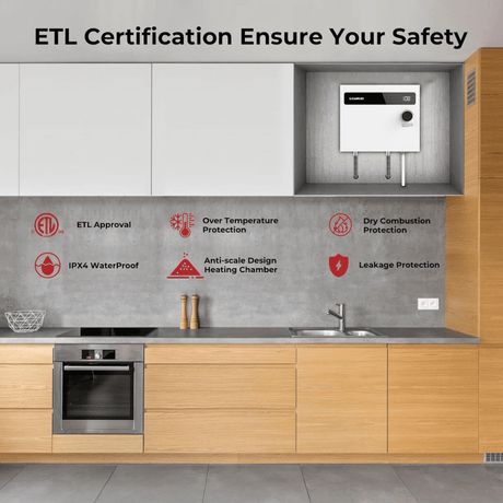 Camplux On Demand Electric Tankless Water Heater 14kW | White - Xtrusion Overland