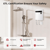 Camplux On Demand Electric Tankless Water Heater 24kW | White - Xtrusion Overland