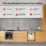 Camplux On Demand Electric Tankless Water Heater 8kW | White - Xtrusion Overland