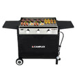 Camplux Outdoor Gas Griddle Grill Combo 3 Burner ,Camping and Tailgating 33,000 BTU w/ 20 LB LP Connector - Xtrusion Overland