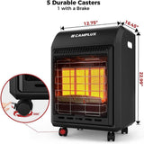 Camplux Portable Heater, Adjustable 6000 to 18000 BTU, Compact Control Dial, Outdoor Propane Heater - Xtrusion Overland