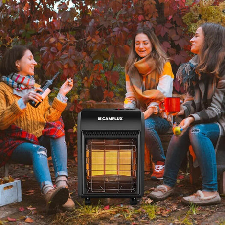 Camplux Portable Heater, Adjustable 6000 to 18000 BTU, Compact Control Dial, Outdoor Propane Heater - Xtrusion Overland