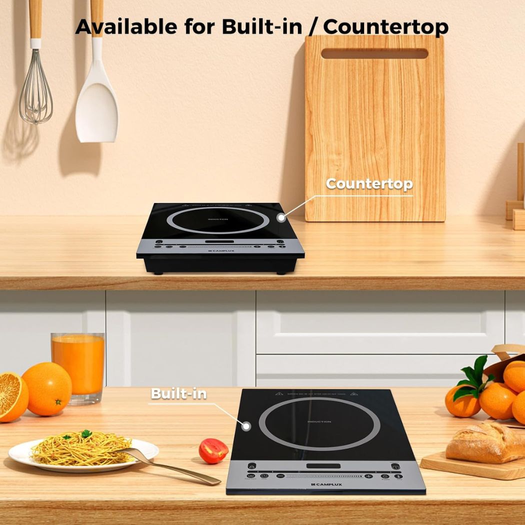 CAMPLUX Portable Induction Cooktop 1800W, 120V Single Burner Electric Cooktop - Xtrusion Overland