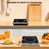 CAMPLUX Portable Induction Cooktop 1800W, 120V Single Burner Electric Cooktop - Xtrusion Overland