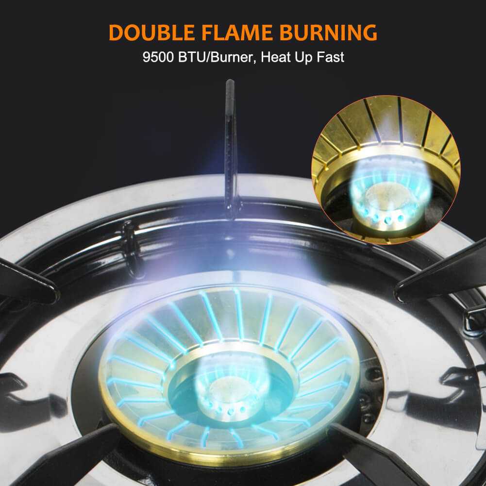 Camplux Propane Gas Cooktop Tempered Glass Double Burners Stove Auto Ignition LPG - Xtrusion Overland