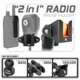 CB Radio/Microphone Holder | Slim Track Base | 2" DuraLock Arm - Xtrusion Overland