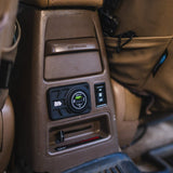 Center Console USB 12V Power Panel | Billet Aluminum | Replaces Ashtray | 1996 - 2002 4Runner - Xtrusion Overland