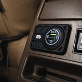 Center Console USB 12V Power Panel | Billet Aluminum | Replaces Ashtray | 1996 - 2002 4Runner - Xtrusion Overland
