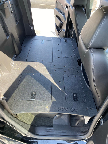 Chevy Colorado 2015 - 2022 2nd Gen. Crew Cab - Second Row Seat Delete Plate System - Xtrusion Overland