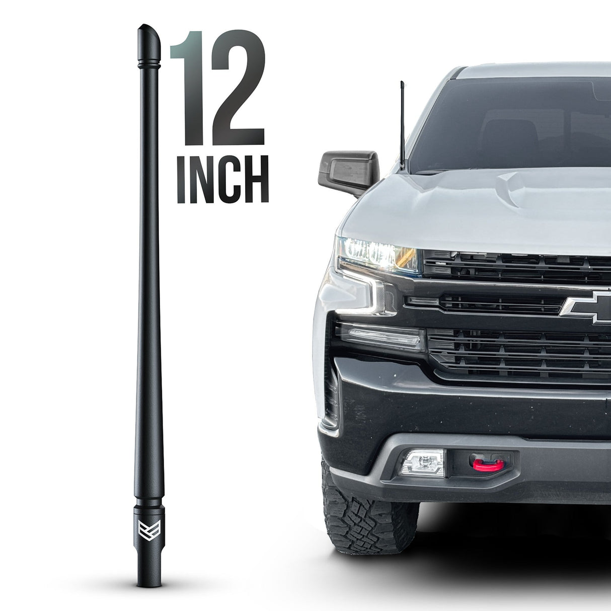 CHEVY & GMC TUFFLOCK® FLEXIBLE ANTENNA (12 INCH) - Xtrusion Overland