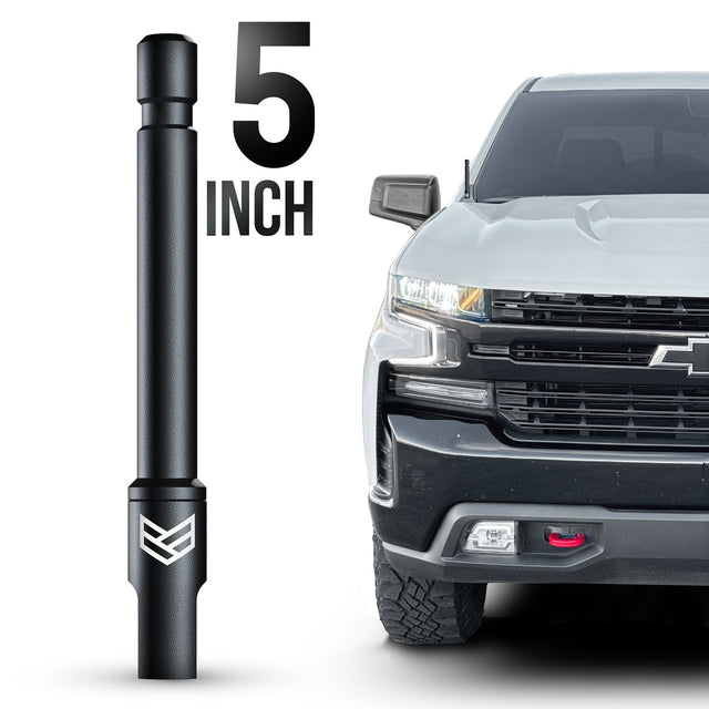 CHEVY & GMC TUFFLOCK® SHORT FLEXIBLE ANTENNA (5 INCH) - Xtrusion Overland