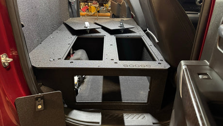 CHEVY - SILVERADO - 4TH GEN - GMC - SIERRA - 2019 - PRESENT - 5TH GEN - EXPLORE SERIES - CREW CAB - SEAT DELETE PLATE SYSTEM - SECOND ROW - 100% - Xtrusion Overland
