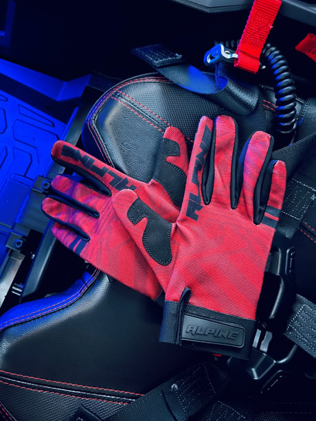 Clearance ALPINE RED GLOVES - Xtrusion Overland