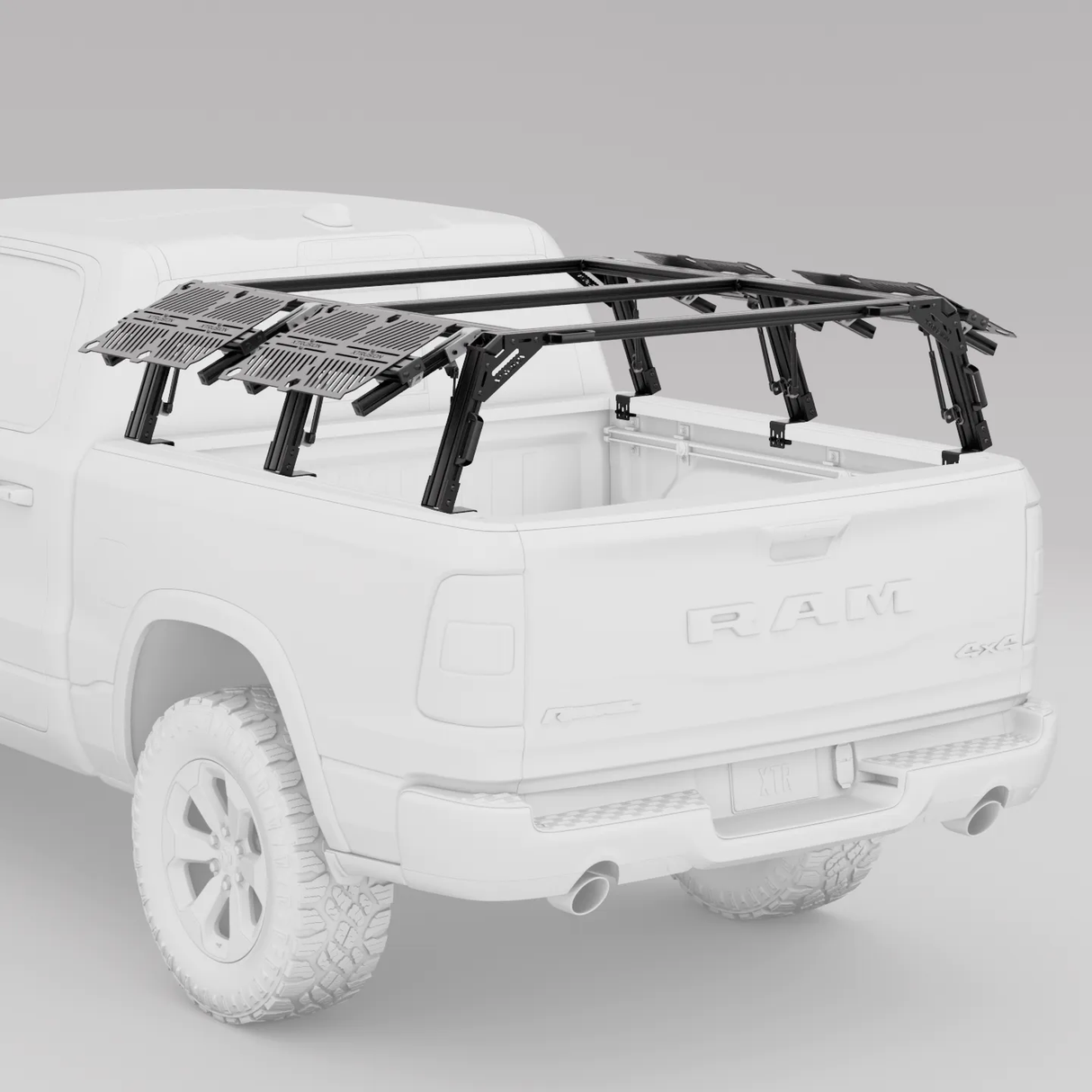 Ram 2500/3500 HD Bed Rack (Straight Bed) | XTR3 Popular Builds + MOLLE Packages – View 17 | Xtrusion Overland