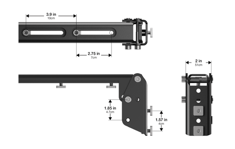 Crosswing Side Mount Kit - Xtrusion Overland