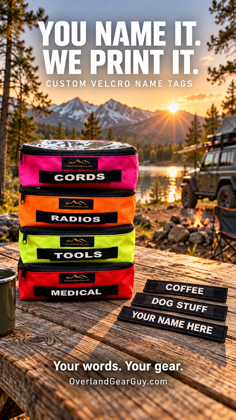 Custom Velcro Name Tags - Xtrusion Overland