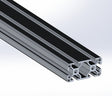 Cut to Size 1530 Extrusion Bar - Black Powdercoat - 60" - 80" - Xtrusion Overland