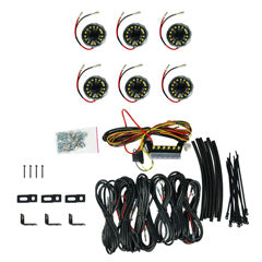 KC Cyclone V2 LED 6-Light - Rock Light Kit