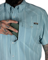 Daryll SS Shirt - Mid Blue - Xtrusion Overland