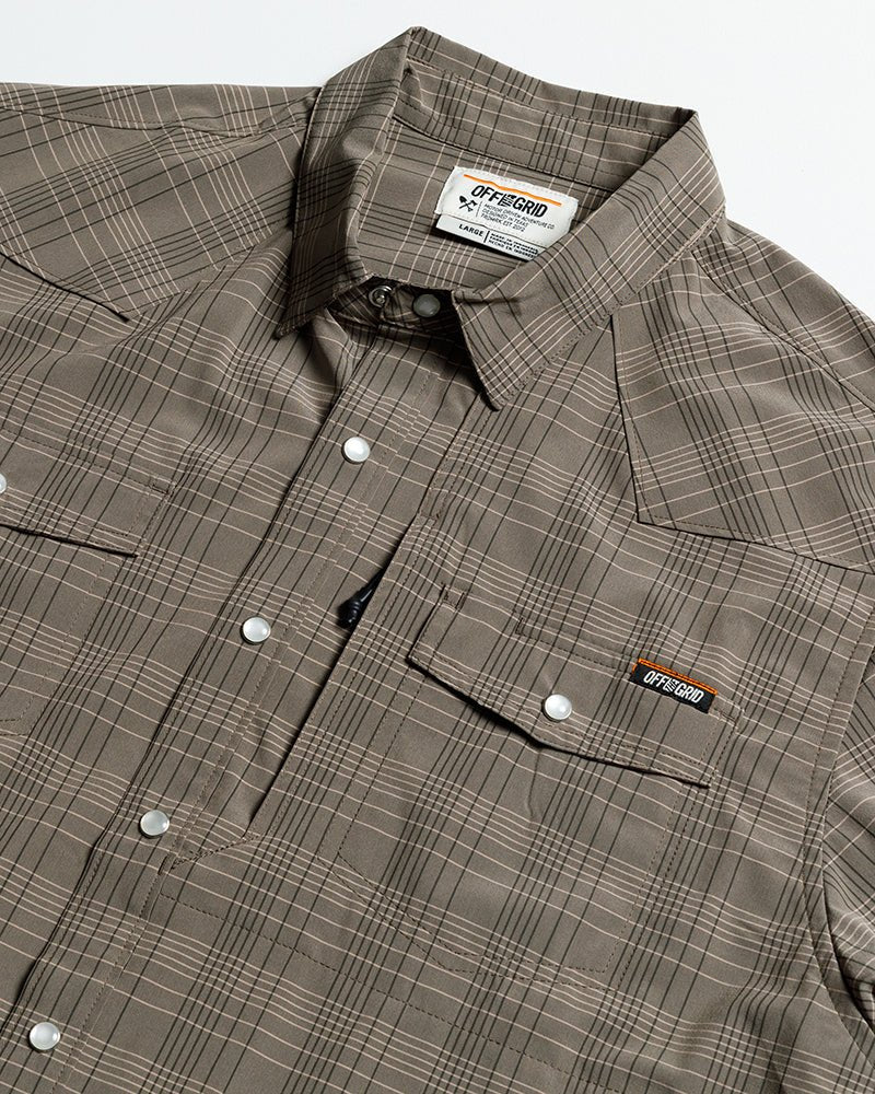 Deke SS Shirt - Beluga Brown - Xtrusion Overland