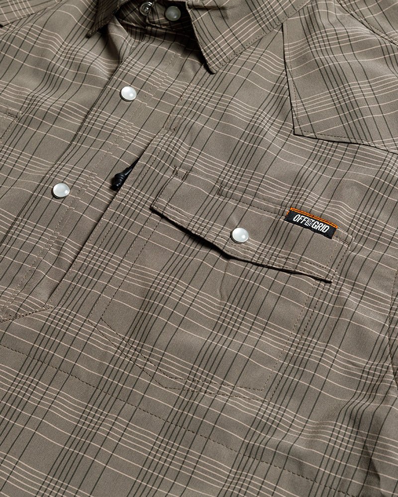 Deke SS Shirt - Beluga Brown - Xtrusion Overland