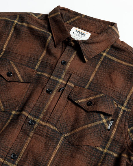 Destroyer Flannel - Burnt Brown - Xtrusion Overland