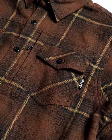 Destroyer Flannel - Burnt Brown - Xtrusion Overland