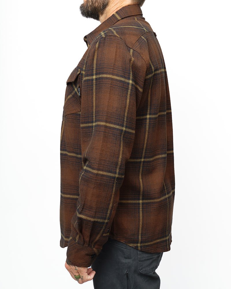 Destroyer Flannel - Burnt Brown - Xtrusion Overland