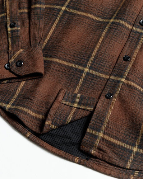 Destroyer Flannel - Burnt Brown - Xtrusion Overland