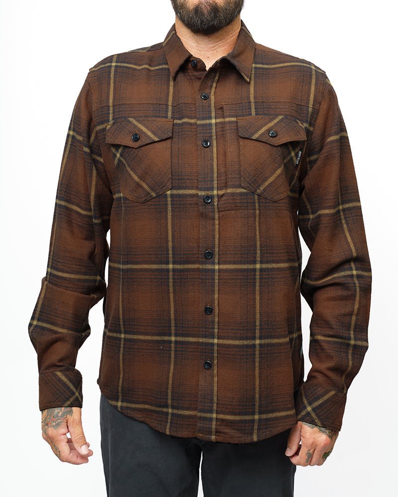 Destroyer Flannel - Burnt Brown - Xtrusion Overland