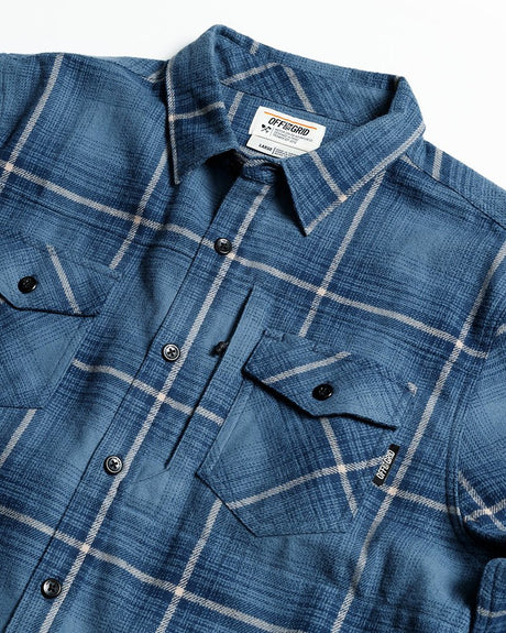 Destroyer Flannel - Pale Blue - Xtrusion Overland