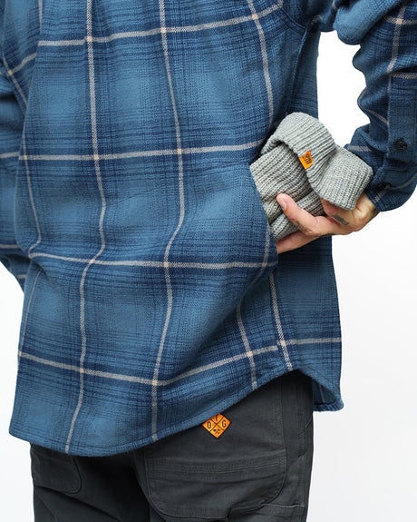 Destroyer Flannel - Pale Blue - Xtrusion Overland